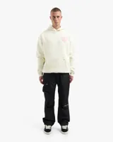 Croyez Stitched Heart Hoodie Heren Gebroken Wit - Maat M - Kleur: Gebroken Wit | Soccerfanshop