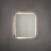 Adema Squared Badkamerspiegel - 60x70cm - indirecte LED verlichting - touch schakelaar - spiegelverwarming JG2112-6070