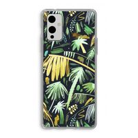 Tropical Palms Dark: OnePlus 9 Transparant Hoesje