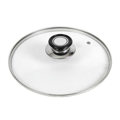 Universele pannendeksel - voor pannen van D18 cm - glas - voor steelpan/sauspan -pannendeksel Universele pannendeksel - voor pannen van D18 cm - glas - voor steelpan/sauspan -pannendeksel