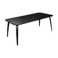 Gubi Dining eettafel Rectangular 200 x 100 black