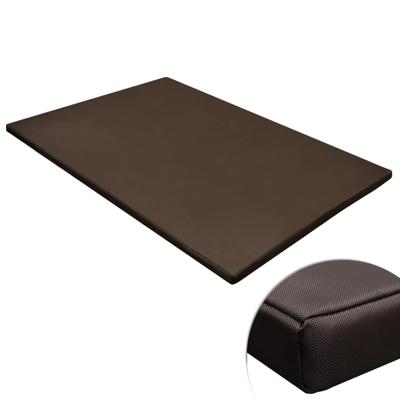 VidaXL Hondenmat plat rechthoekig maat l bruin