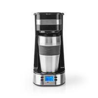 Nedis KACM310FBK 1-kops Koffiezetapparaat Dubbelwandige Reisbeker 0,42 L Timer - thumbnail
