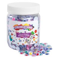 Colorations - gekleurde wiebeloogjes, 1000st.