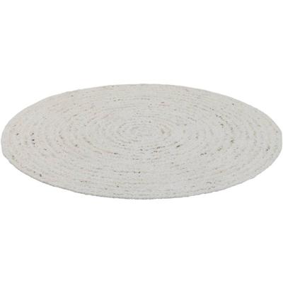 2e Halve Prijs Leen Bakker - Vloerkleed Anjali - Ø100 Cm - Wol - Wit