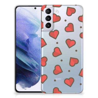 Samsung Galaxy S21 Plus | TPU bumper | Hearts