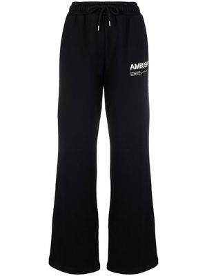 AMBUSH pantalon de jogging à logo imprimé - Noir