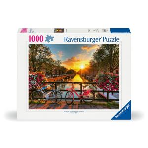 Ravensburger puzzel Fietsen in Amsterdam - 1000 stukjes