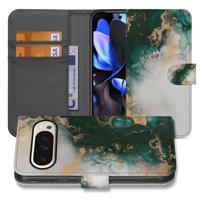 Book Case Google Pixel 10 | 10 Pro Marmer Groen | Portemonnee hoesje