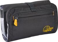 Lowe Alpine Roll up wash Bag -reistoilettas - ophanghaak en spiegel - zwart One size