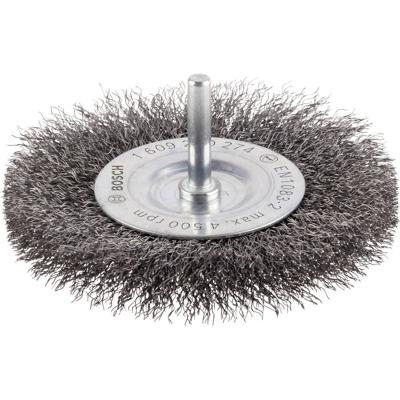 Bosch Accessories 1609200274 Schijfborstel, gegolfd, 100 mm, 0,2 mm, 10 mm, 4500 omw/min Schacht-Ø 6 mm 1 stuk(s)