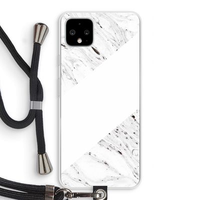 Biggest stripe: Pixel 4 XL Transparant Hoesje met koord