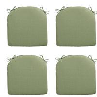Zitkussen Basic groen 46 cm x 48 cm (4 stuks) Madison - Madison