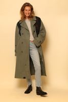 1/OFF 1/OFF - Jas - Trench Check Scarf B - Beige