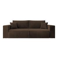 Haluta - 3-zits Slaapbank Eline - 257x102x85 - Bruin