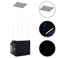 VidaXL Afzuigkap voor kookeiland met aanraaksensor lcd gehard glas