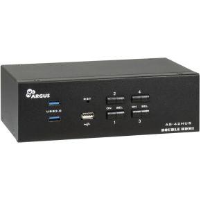 Inter-Tech IPC KVM Switch AS-42HUS KVM-switch