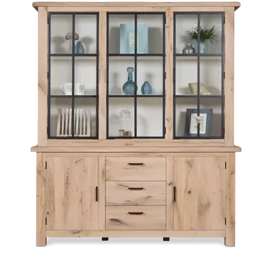 Buffetkast (3 deuren) Beaumont - Combi Nature White / RAL 9010 Buffetkast (3 deuren) Beaumont - Combi Nature White / RAL 9010