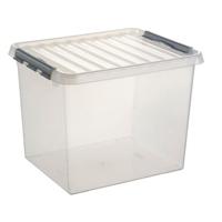 Sunware q-line opbergbox 52l transparant