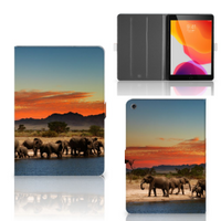 iPad 10.2 2019 | iPad 10.2 2020 | 10.2 2021 Flip Case Olifanten - thumbnail