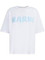 Marni t-shirt à logo imprimé - Blanc