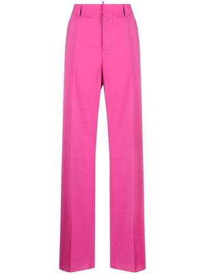 DSQUARED2 pantalon ample à taille haute - Rose