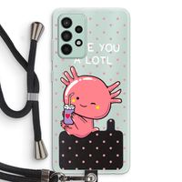 Love You A Lotl: Samsung Galaxy A52s 5G Transparant Hoesje met koord