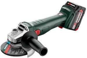 Metabo W 18 L 9-125 Quick Accu Haakse Slijper | 18V | 2 x 5.2 Ah accu + lader | Metabox 165L - 602249650