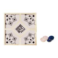 Houten Puck Schietspel - 4 Spelers