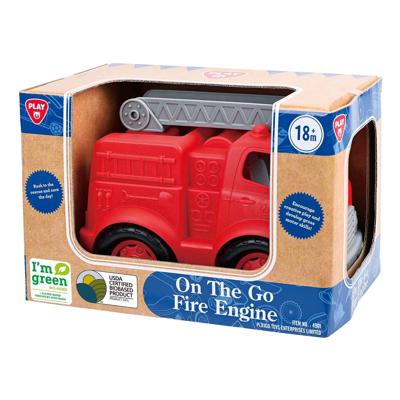 Play biobased brandweerwagen rood
