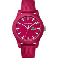 Lacoste horlogeband 2010793 / LC-79-1-47-2587 Rubber Roze 21mm