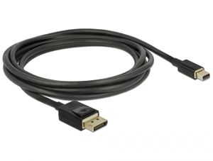 DeLOCK Mini DisplayPort > DisplayPort kabel 2 meter, 8K 60 Hz