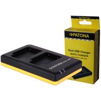 Olympus LI-40B / LI-42B Dual USB lader (Patona) Olympus LI-40B / LI-42B Dual USB lader (Patona)