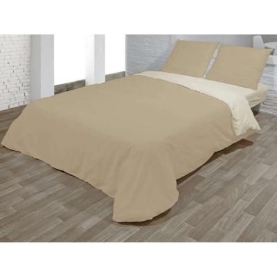 Dekbedovertrek set Hosteline VEGAS Beige Bed van 150 3 Onderdelen