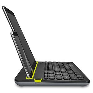 Logitech Bluetooth® Multi-Device Keyboard K480 toetsenbord Universeel QWERTY US International Zwart, Limoen