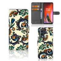 Wallet Case OnePlus Nord 2 5G Barok Flower