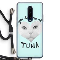 You had me at tuna: OnePlus 7 Pro Transparant Hoesje met koord