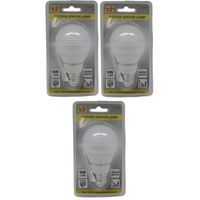 3x LED lamp / plafondlamp met bewegingssensor E27 - thumbnail