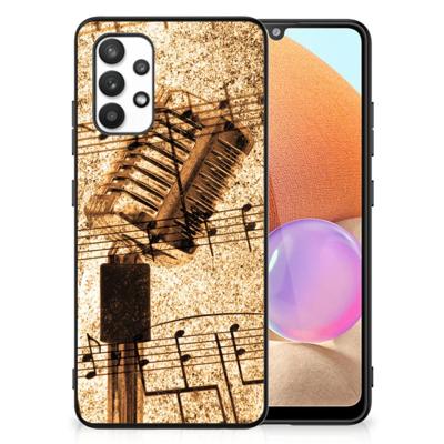 Samsung Galaxy A32 4G | A32 5G Enterprise Editie Silicone Back Case Bladmuziek
