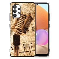Samsung Galaxy A32 4G | A32 5G Enterprise Editie Silicone Back Case Bladmuziek