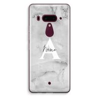 Ivory Marble: HTC U12+ Transparant Hoesje