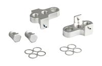 Mirage crankverkorters met rvs bouten aluminium t6 zilver