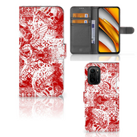 Telefoonhoesje met Naam Poco F3 | Xiaomi Mi 11i Angel Skull Rood