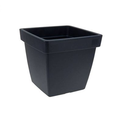 Bloempot vierkant 39x39x35cm Antraciet Bloempot vierkant 39x39x35cm Antraciet