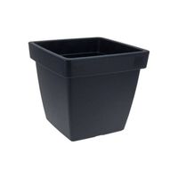 Bloempot vierkant 39x39x35cm Antraciet - thumbnail
