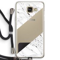 Biggest stripe: Samsung Galaxy A5 (2016) Transparant Hoesje met koord