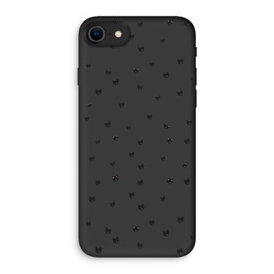 Kleine kattenkopjes: iPhone SE 2020 Biologisch afbreekbaar hoesje