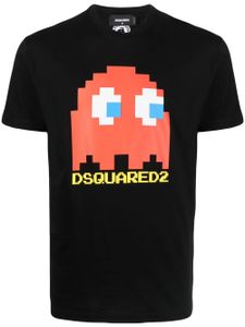 DSQUARED2 t-shirt en coton à logo imprimé - Noir