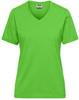 James & Nicholson JN1807 Ladies´ Bio Workwear T-Shirt - /Lime-Green - XS