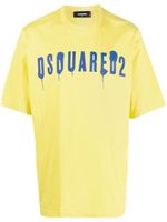 DSQUARED2 t-shirt à logo imprimé - Jaune